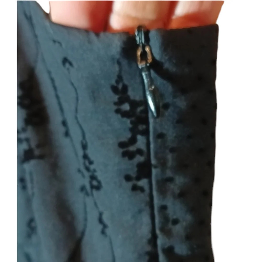 Dolcezza dark romantic goth tiered black witchy whimsigoth handkerchief hem  M - Picture 9 of 16